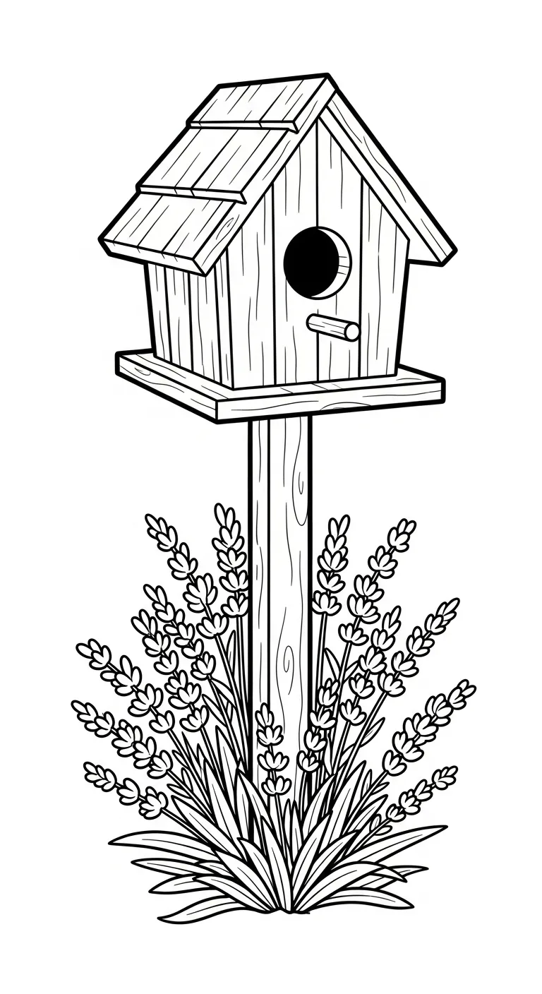 coloriage Lavande et dessin a imprimer 1