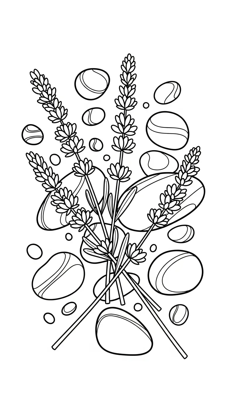 coloriage Lavande pour enfant gratuit