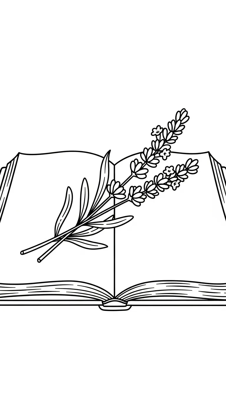 coloriage Lavande pour enfant gratuit 1