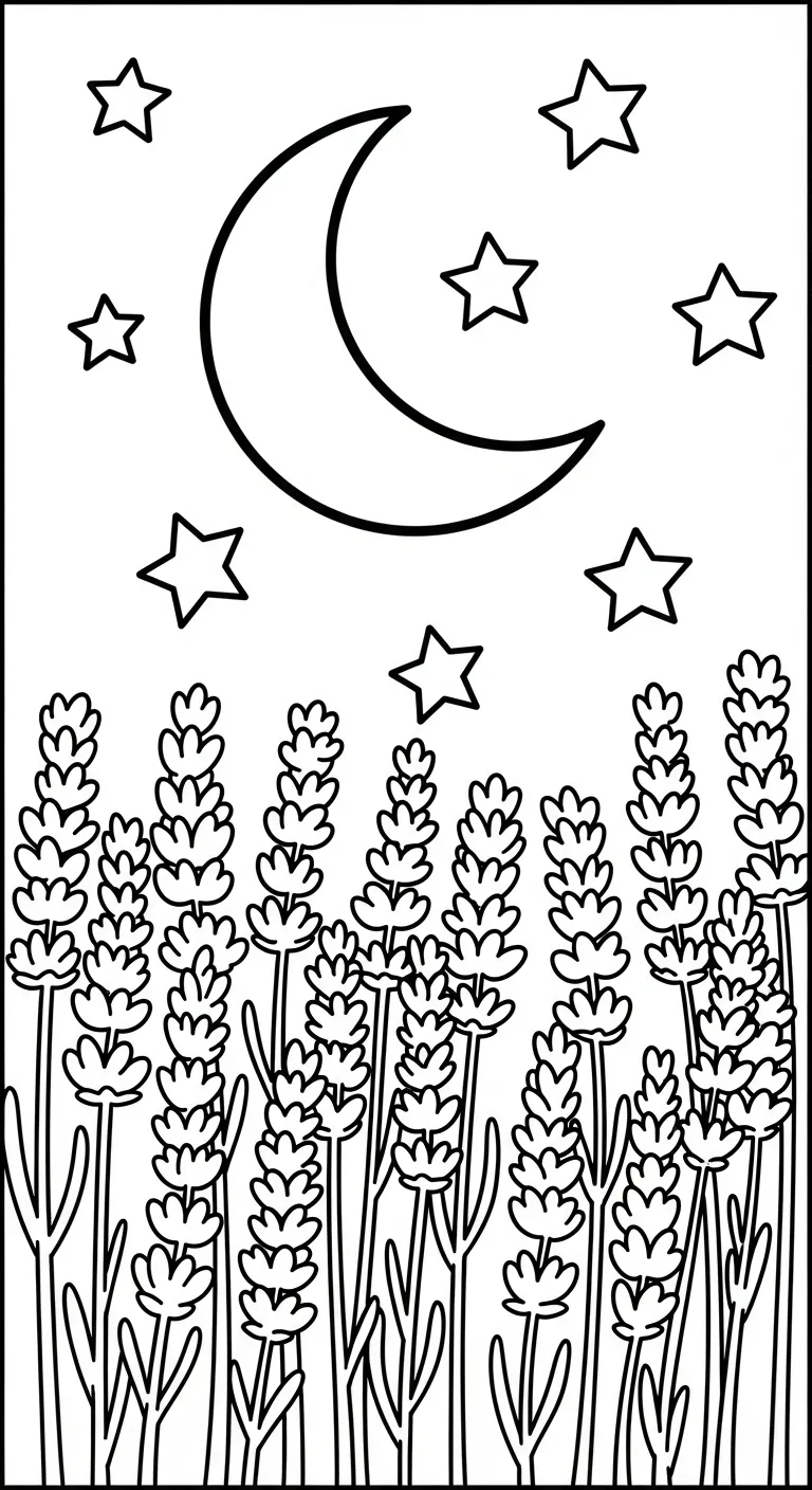 coloriage Lavande et dessin a imprimer