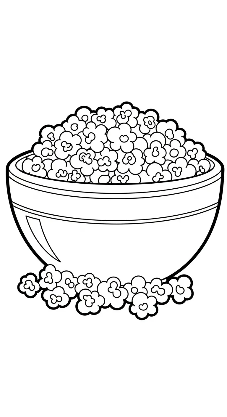 coloriage Maïs et decoupage 1