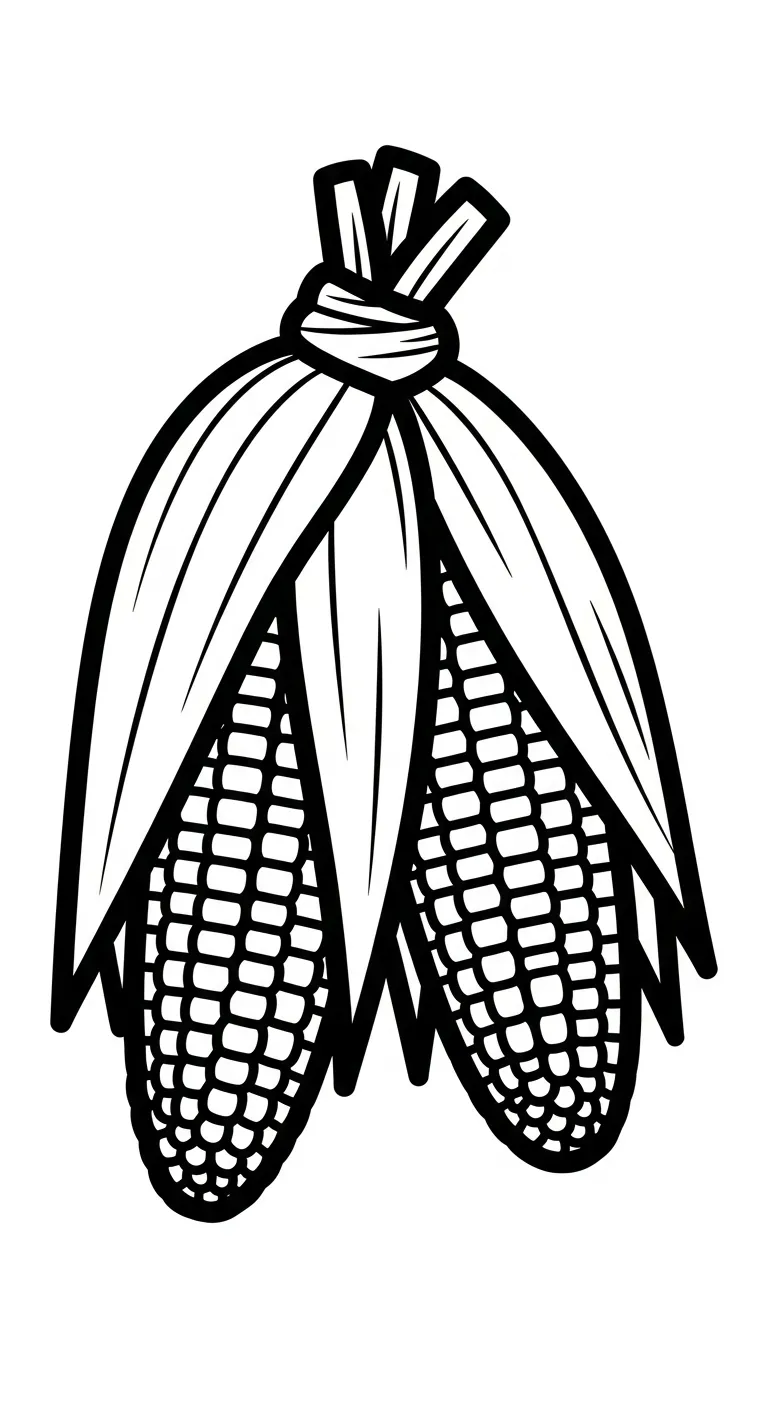 imprimer coloriage Maïs 1