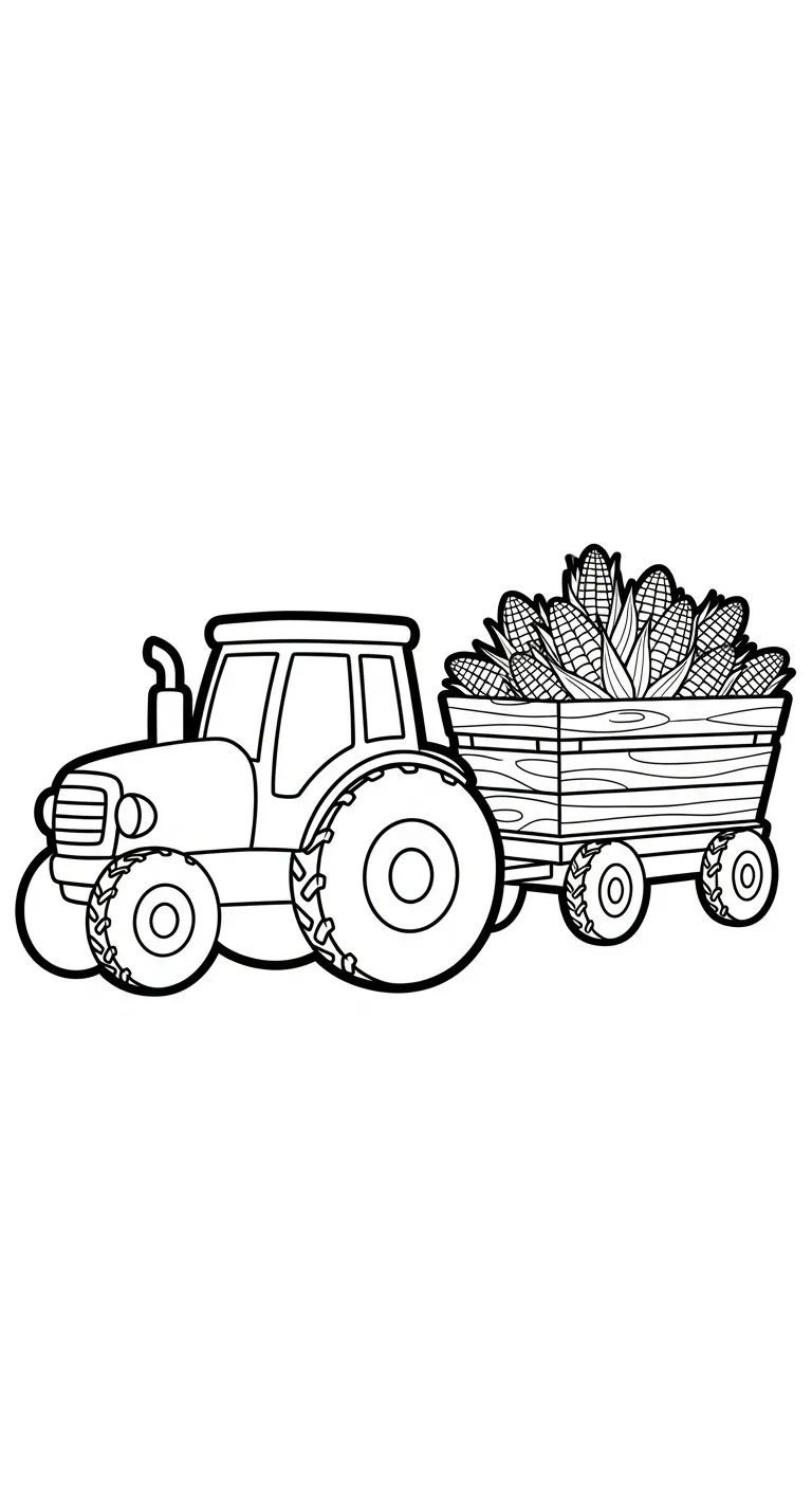 télécharger coloriage Maïs gratuit