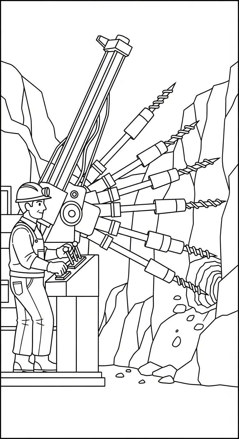 coloriage Mineur pour enfants à télécharger
