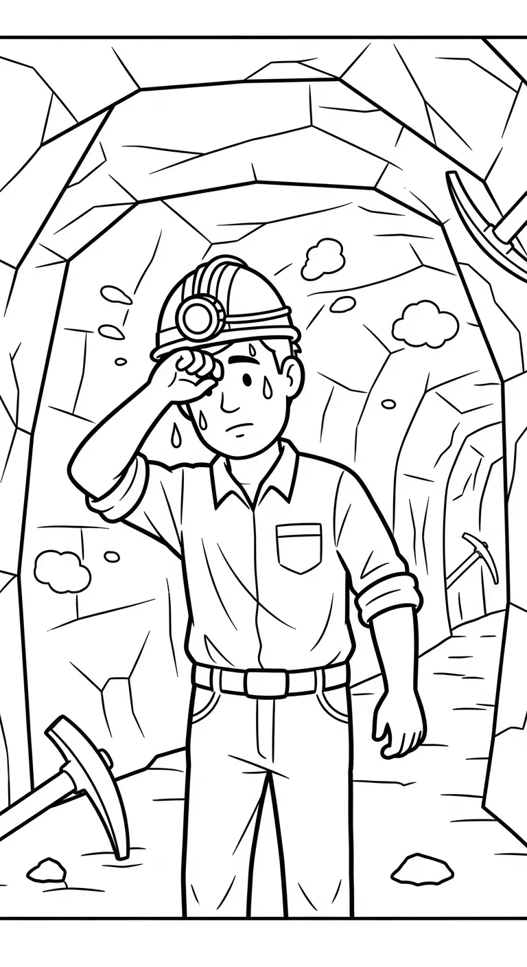 coloriage Mineur a colorier en ligne