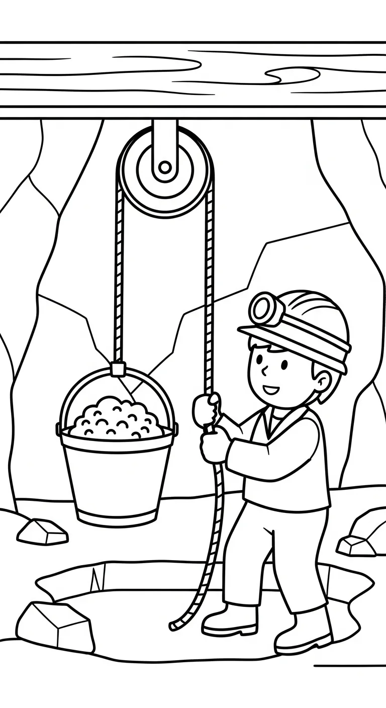 coloriage Mineur a dessiner et imprimer