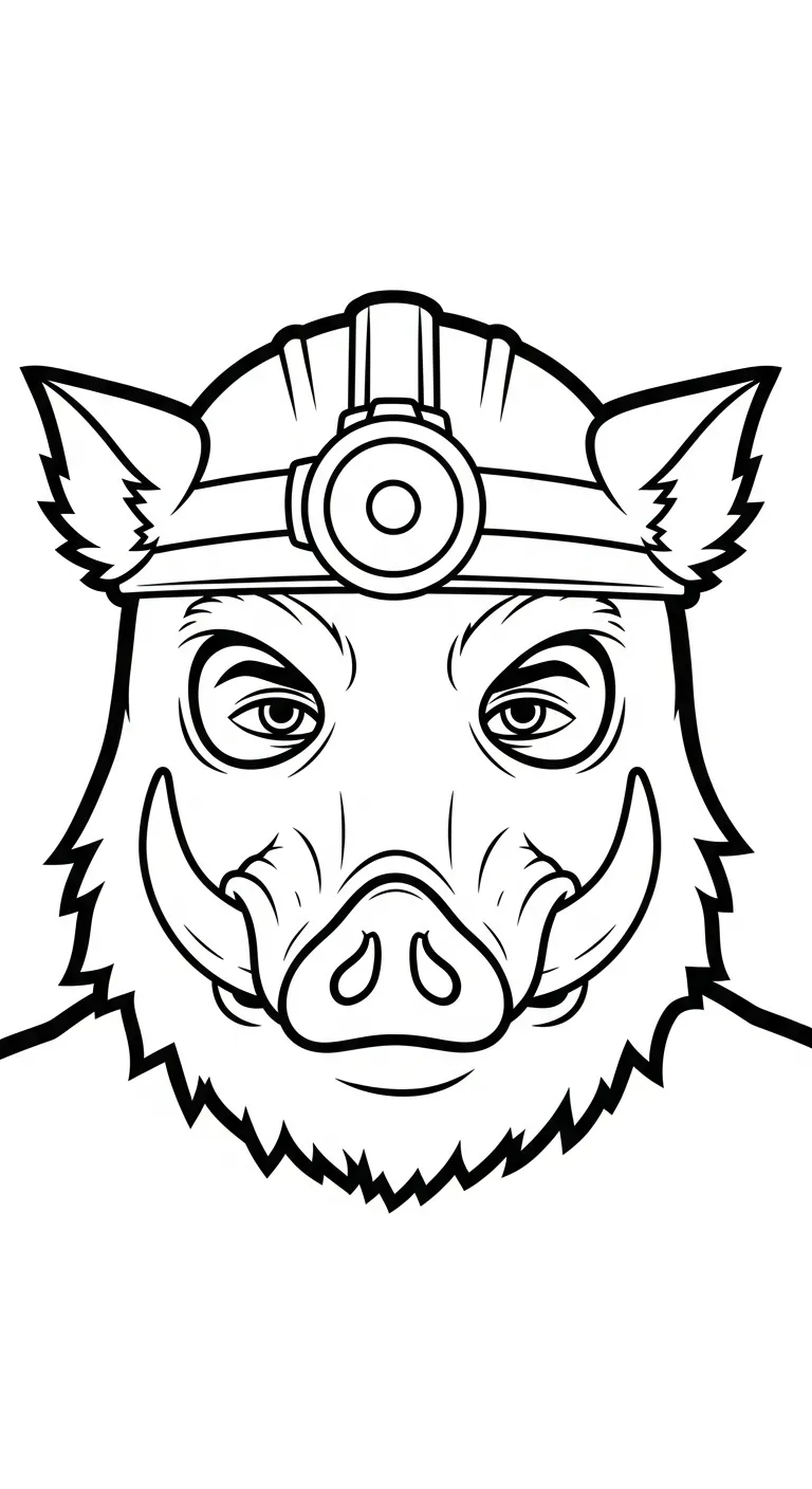 coloriage Mineur pour enfant a imprimer gratuit