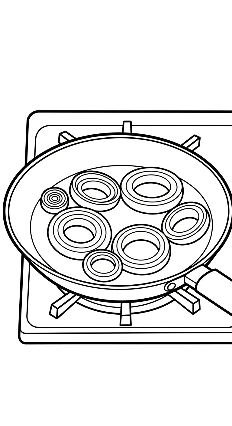coloriage Oignon gratuit pour enfants