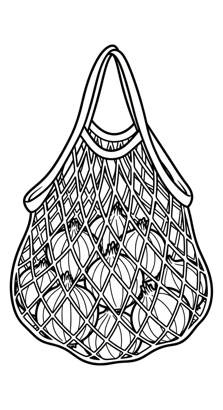 coloriage Oignon pour enfant de à imprimer