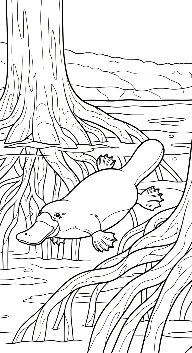 coloriage Ornithorynque et dessins