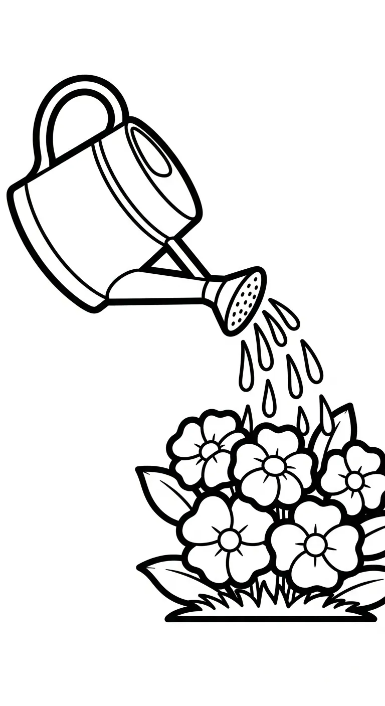 coloriage Outils Agricoles pour enfant de 2 ans