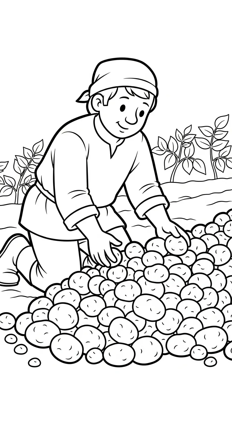 coloriage Paysan a dessiner en ligne