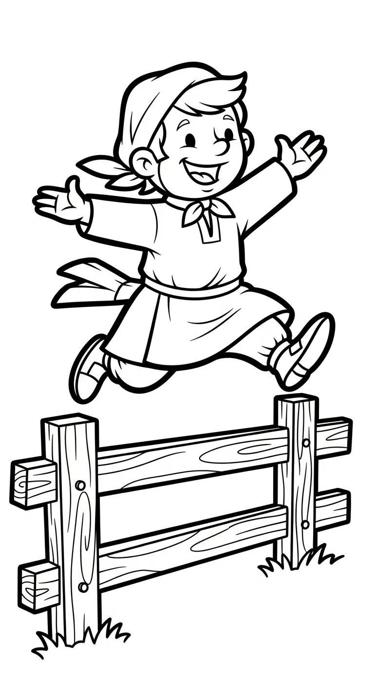 coloriage Paysan à imprimer pour enfant de 10 ans