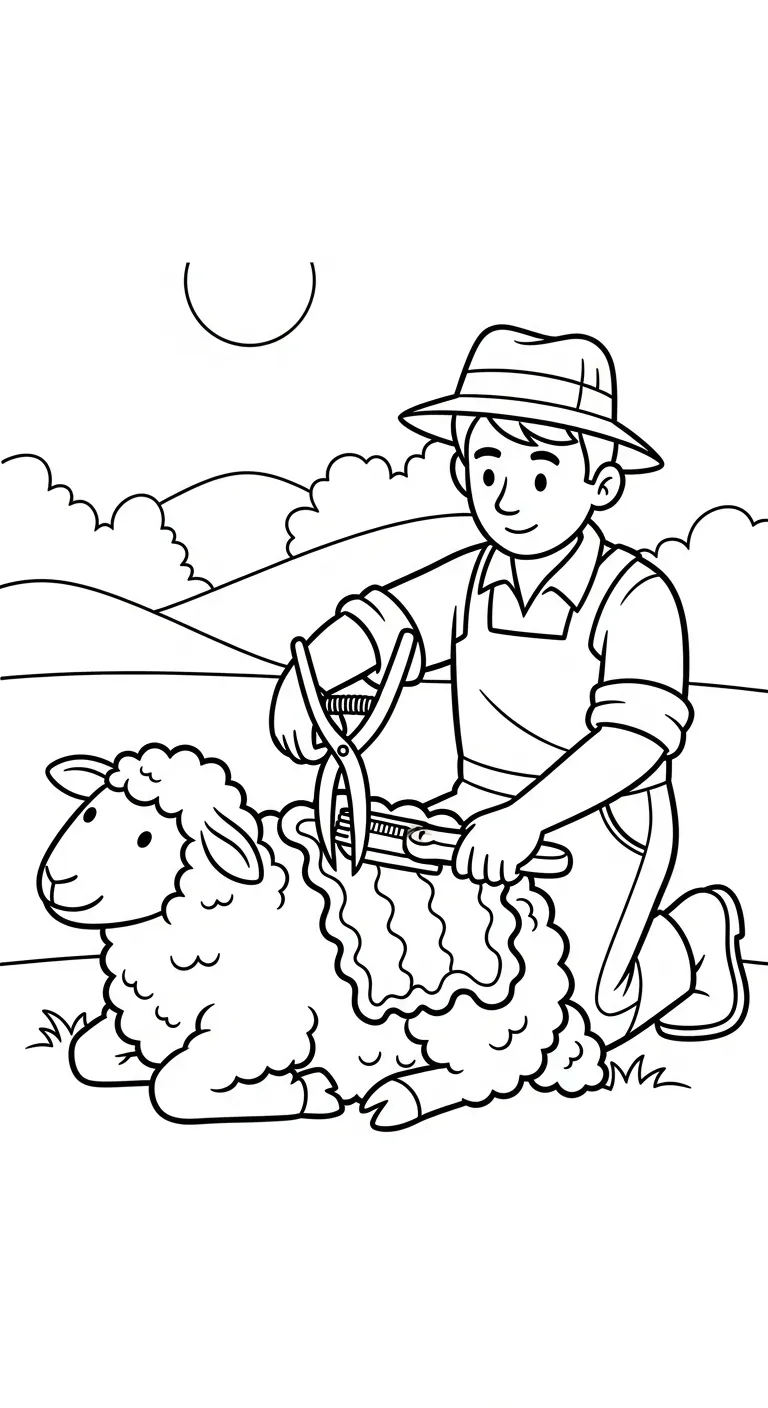 coloriage Paysan et dessins