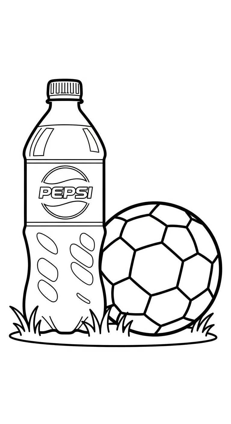 coloriage Pepsi à imprimer pdf gratuit