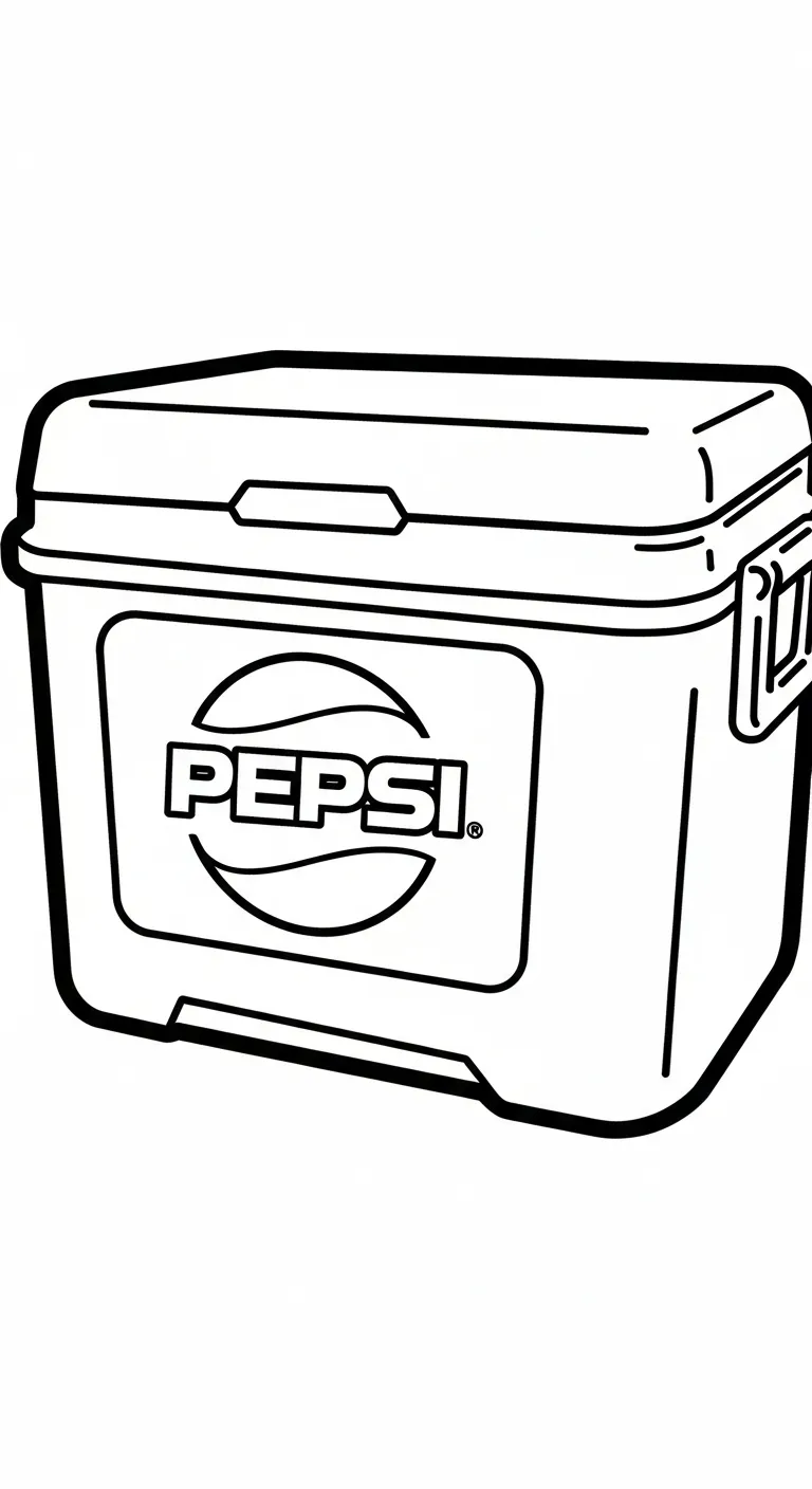 coloriage Pepsi a imprimer gratuit