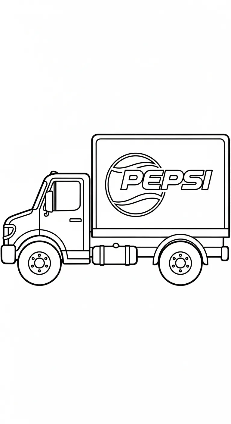 coloriage Pepsi pour enfants 2