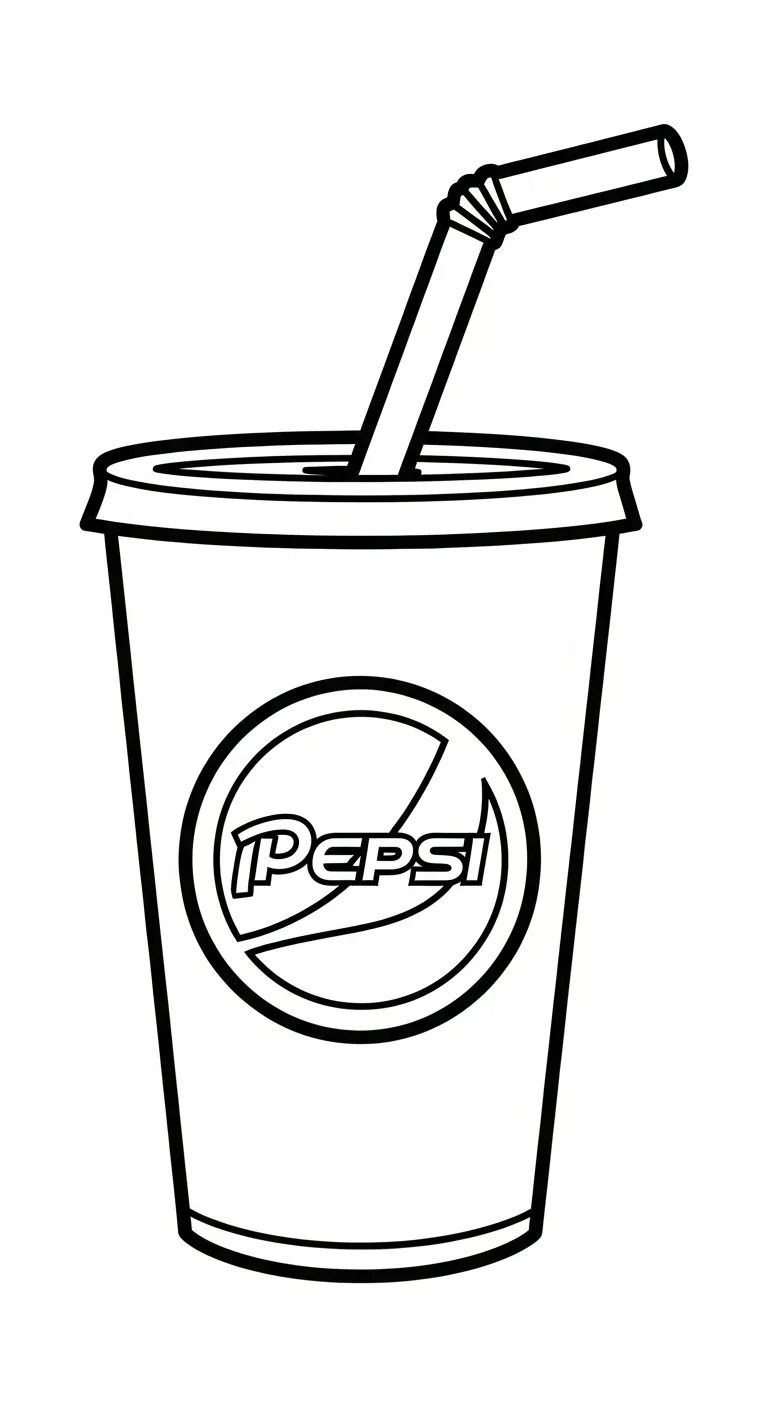télécharger coloriage Pepsi gratuit
