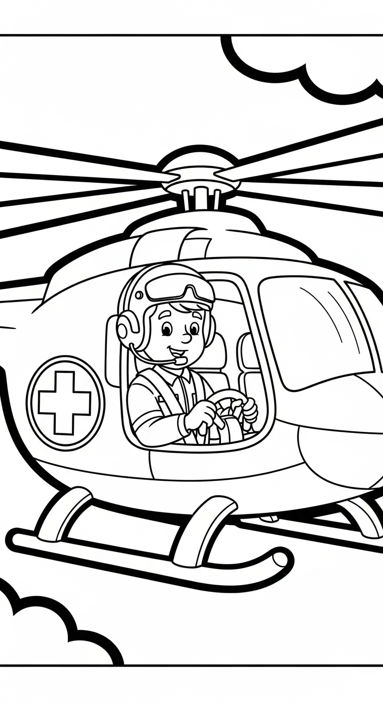 a imprimer coloriage Pilote gratuit 3