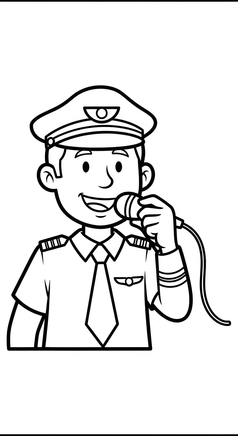 coloriage Pilote gratuit a imprimer