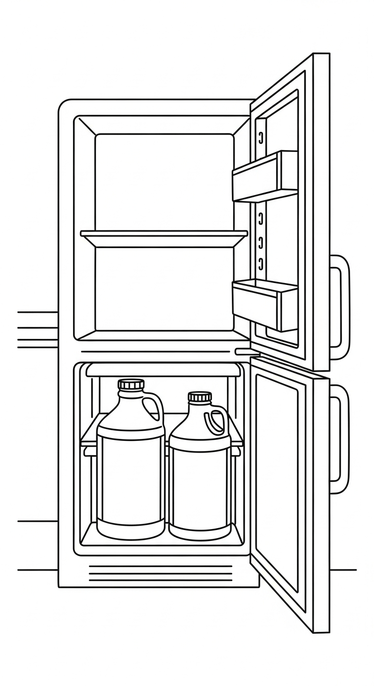 Uppdaterad målarbild för kylskåp att skriva ut