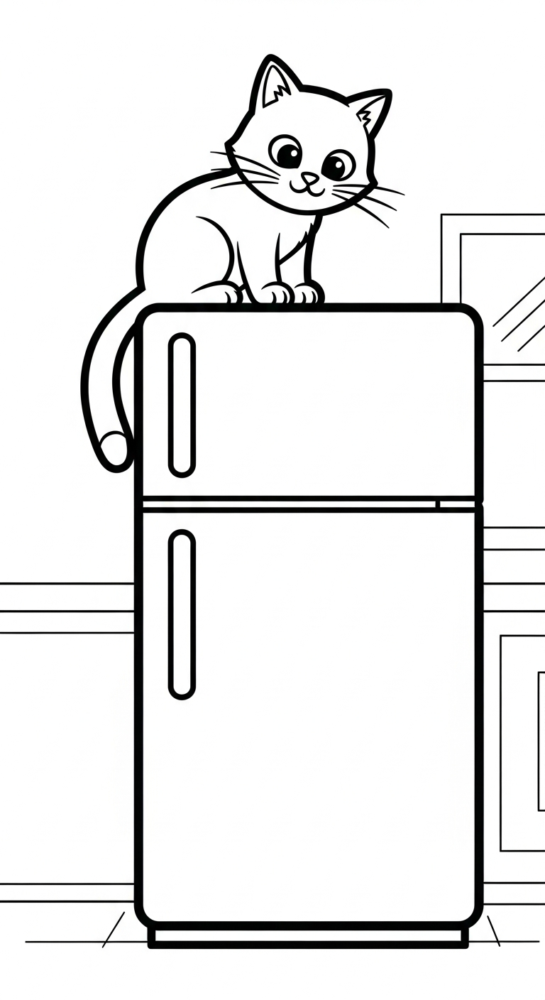 Uppdaterad kylskåpsmålarbild för barn