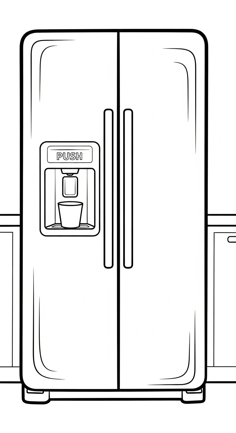 Målarbild för kylskåp uppdaterad för barn att ladda ner 1