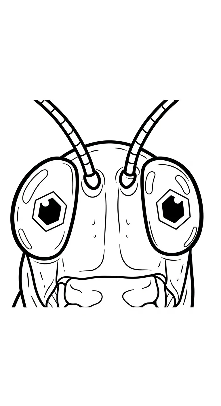 coloriage Sauterelle pour enfant de 10 ans