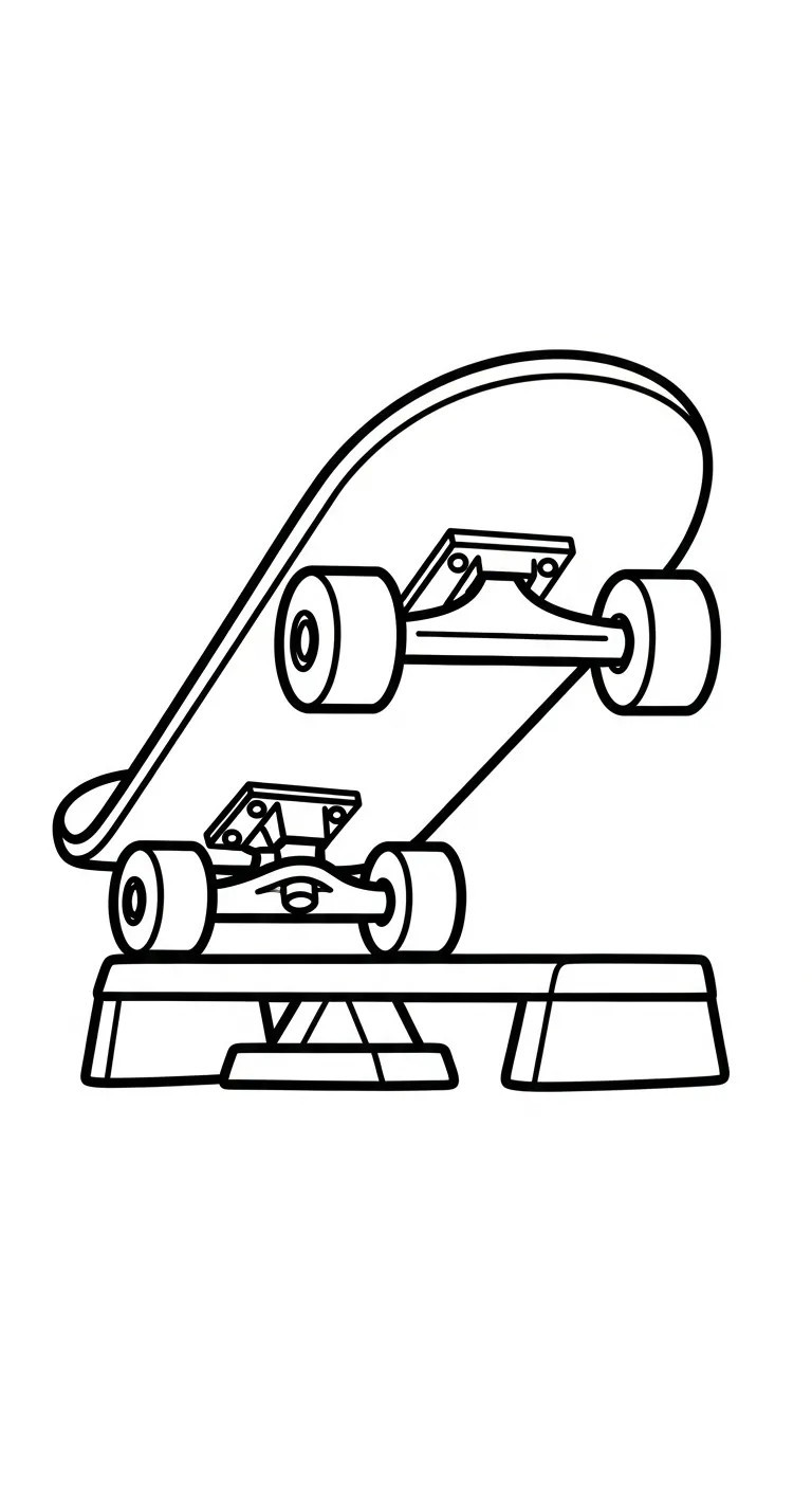 coloriage Skateboard en ligne