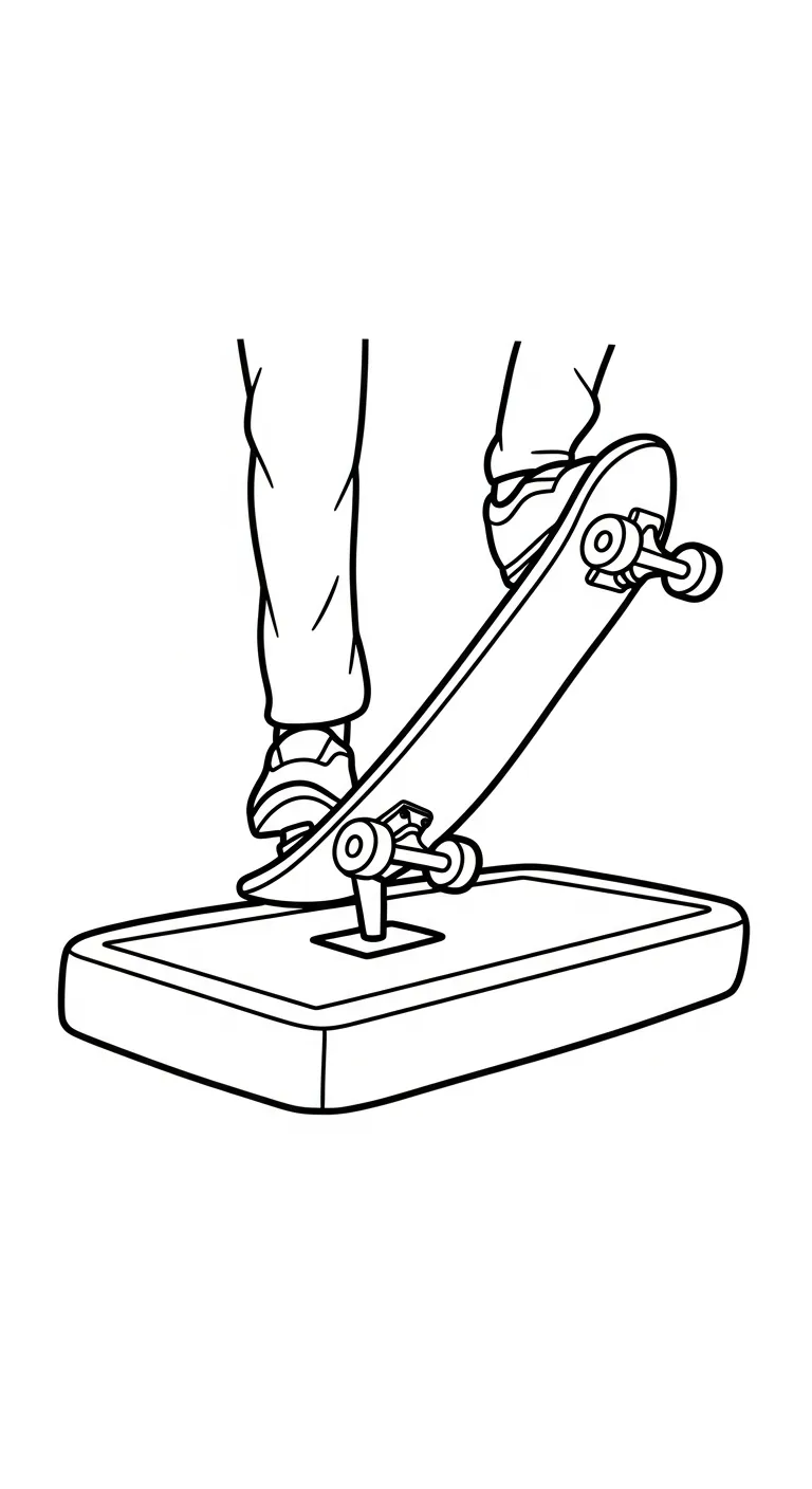 imprimer coloriage Skateboard