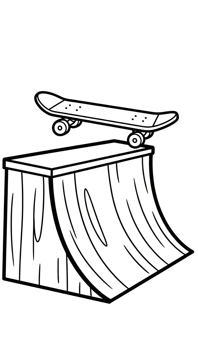 coloriage Skateboard a imprimer gratuit