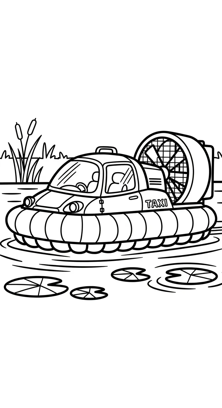 coloriage Taxi gratuit en ligne