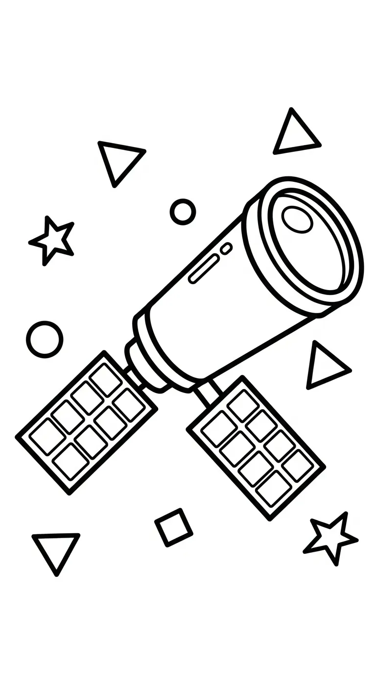 coloriage Vaisseau Spatial à imprimer gratuitement pdf