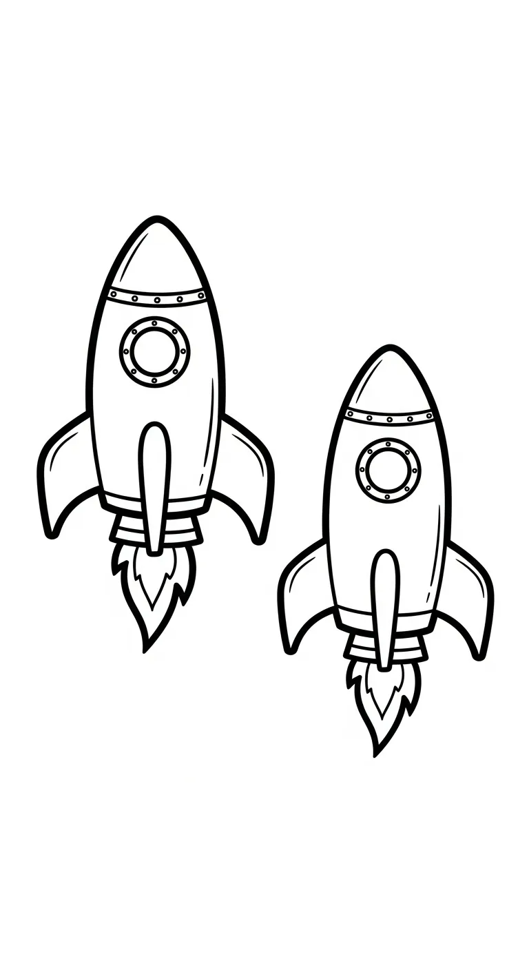 coloriage Vaisseau Spatial a imprimer gratuitement