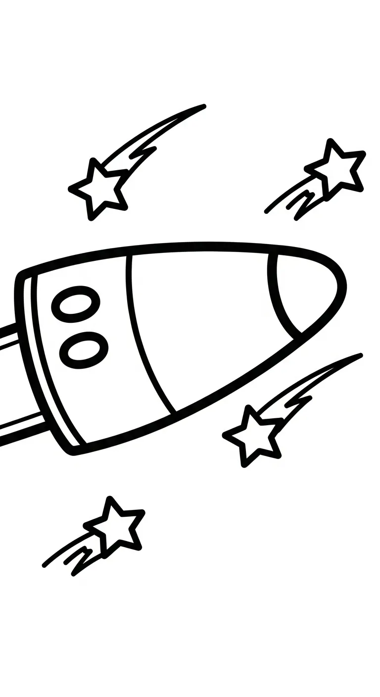 coloriage Vaisseau Spatial à imprimer pdf