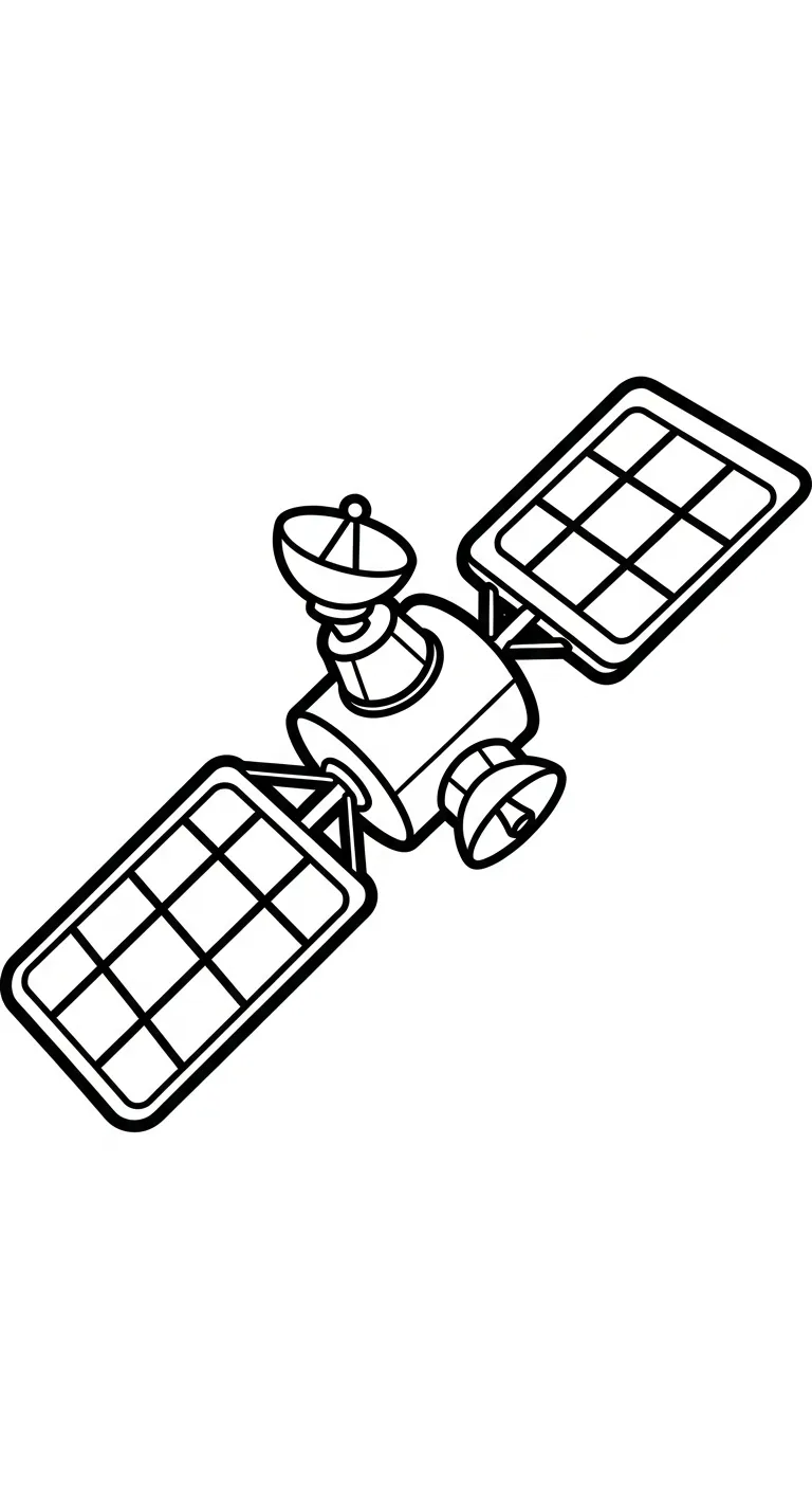 coloriage Vaisseau Spatial à imprimer pdf 1