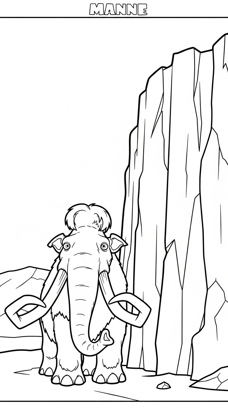 coloriage Éléphant updated pour enfants