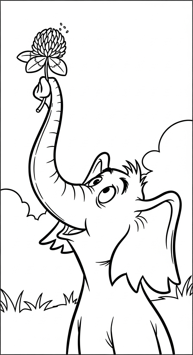 coloriage Éléphant updated en ligne