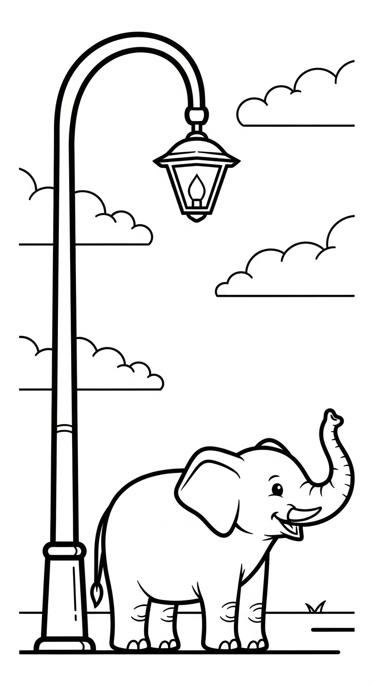 coloriage Éléphant updated a colorier en ligne 1