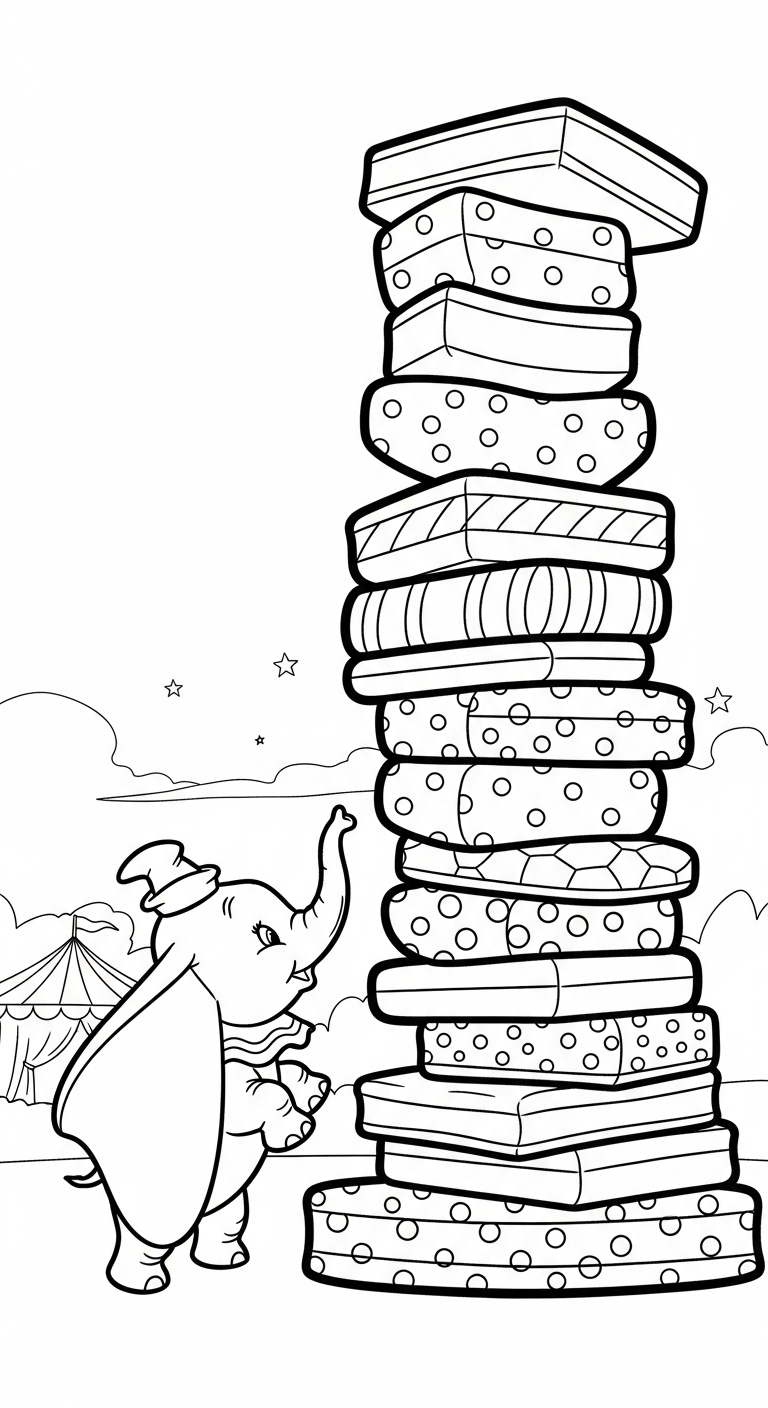 coloriage Éléphant updated et découpage à imprimer 2