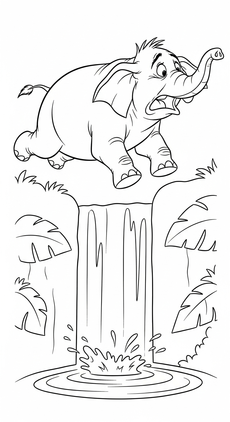 coloriage Éléphant updated educatif pour enfant