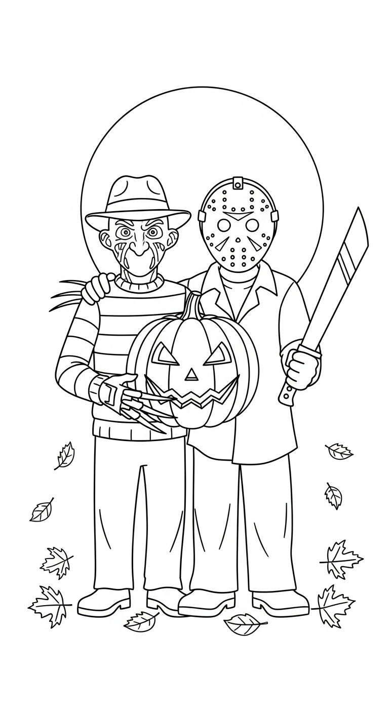 coloriage Freddy Krueger a imprimer gratuitement 1