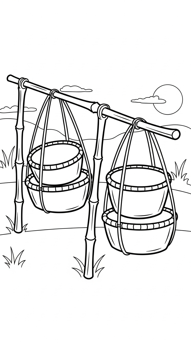 image de coloriage Outils Agricoles pour enfant
