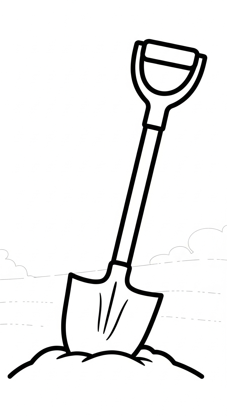 coloriage Outils Agricoles pour enfant de 3 ans