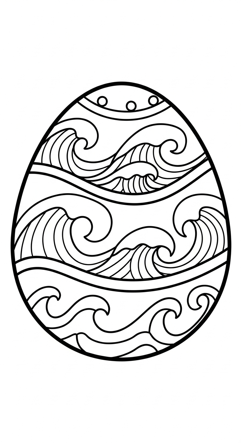 coloriage Pâques à imprimer pour enfant de 2 ans