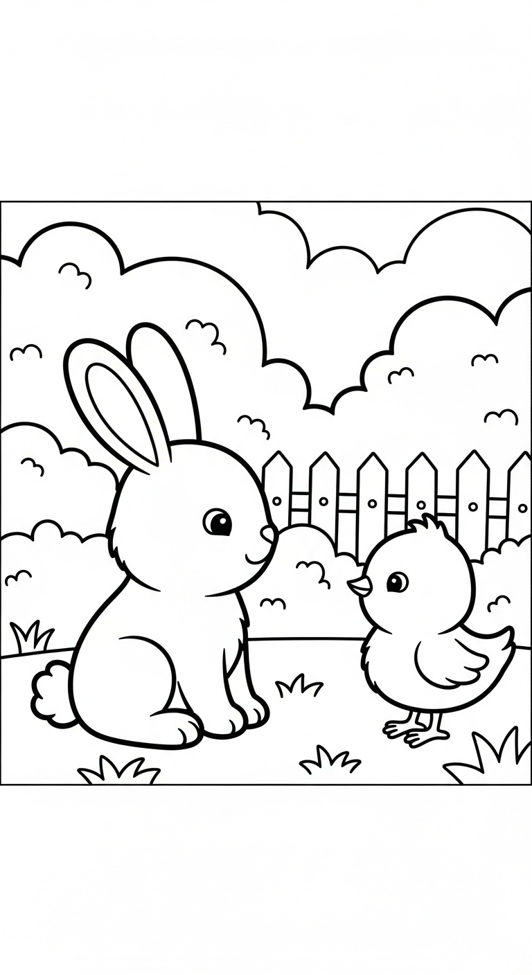 coloriage Pâques à imprimer a4