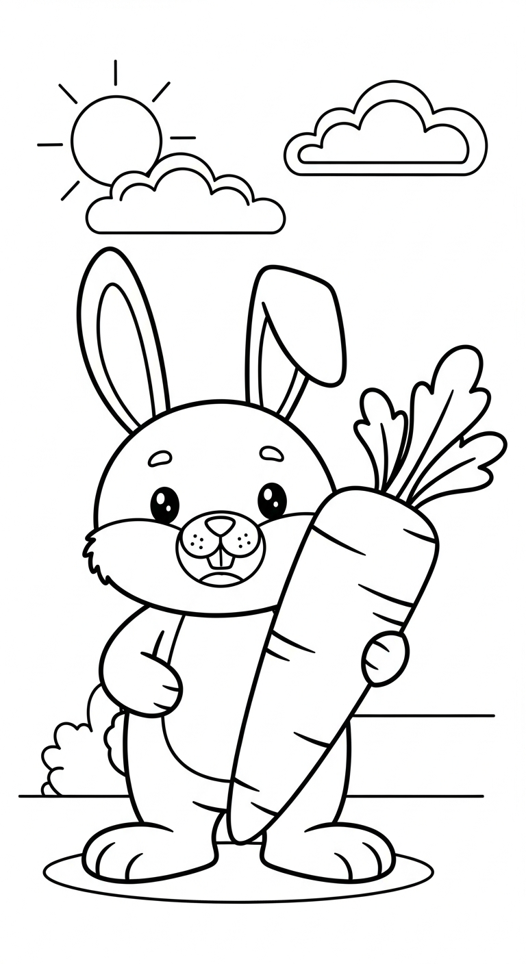 coloriage Pâques pour enfant