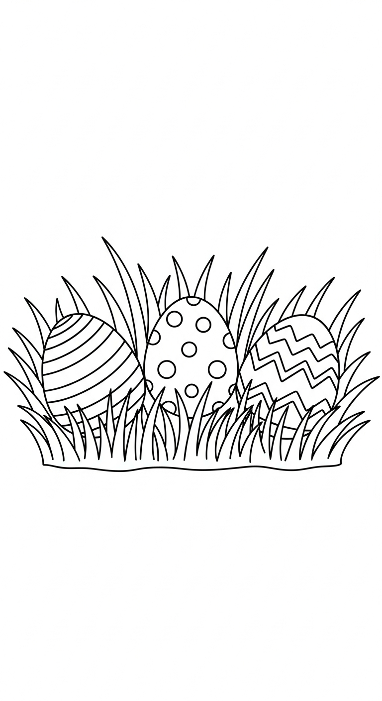 coloriage Pâques pour enfant 1