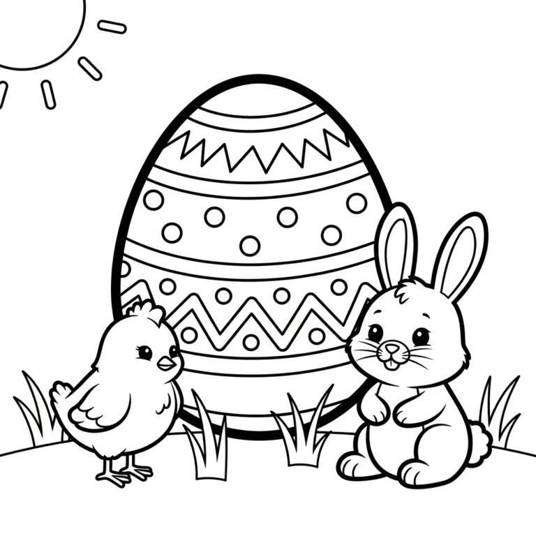 Coloriage Pâques