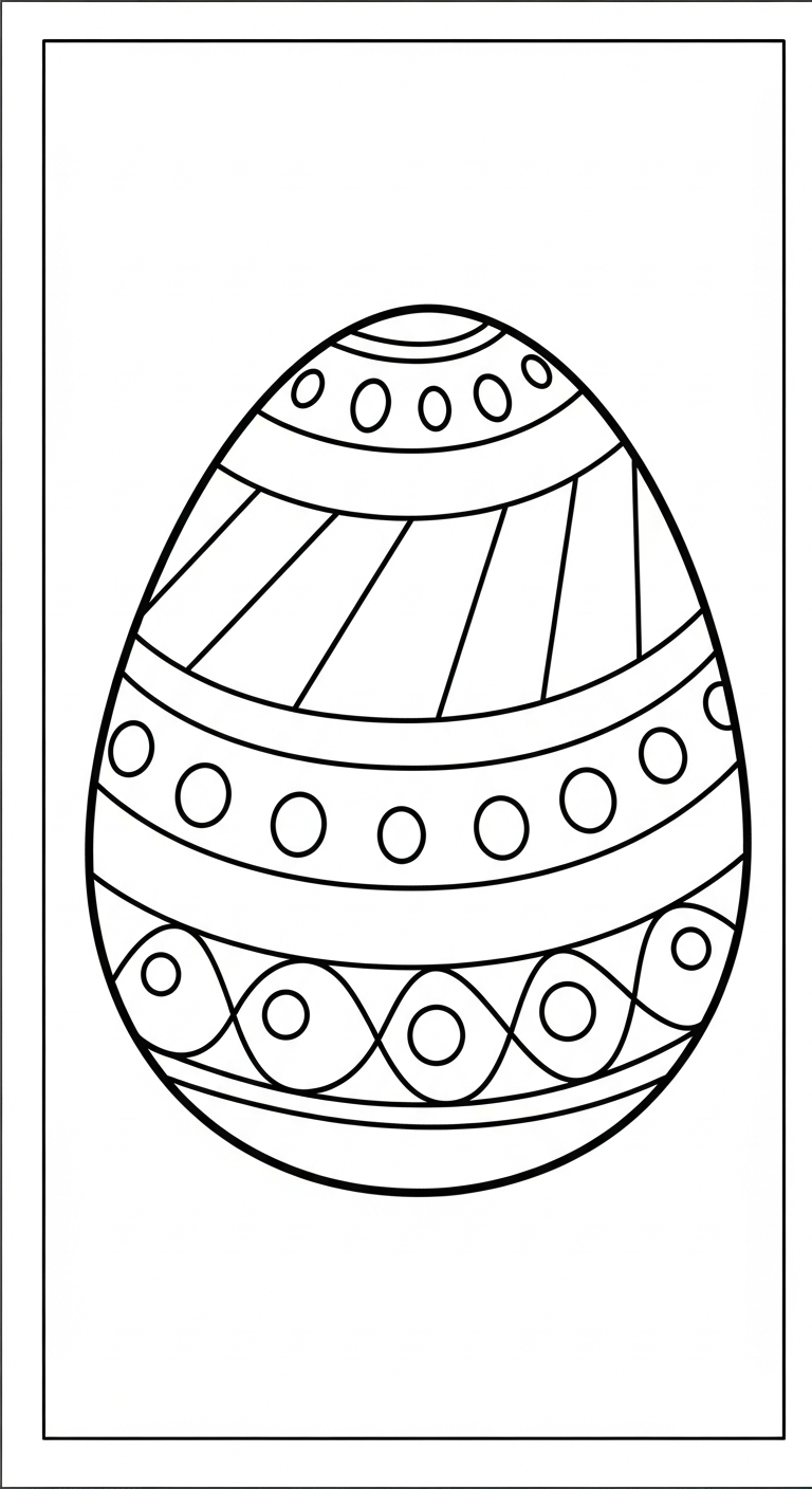 coloriage Pâques d'enfant a imprimer